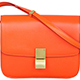CÉLINE酷橙橘小牛皮Classic Bag