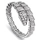 BVLGARI Serpenti白金鑲鑽手鐲,NT1,336,000