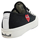 PLAY X CONVERSE 2011「Jack Purcell開口笑」鞋,鞋後跟都加上了Jack Puercell的草寫Logo。