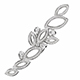 HARRY WINSTON「Lily Cluster」系列/鑽石髮夾,NT728,000。