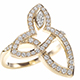 HARRY WINSTON「Lily Cluster」系列/鑽石戒環,NT188,000。