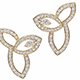 HARRY WINSTON「Lily Cluster」系列/鑽石耳環,NT237,000。
