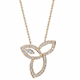 HARRY WINSTON「Lily Cluster」系列/鑽石鍊墜,NT170,000。