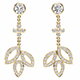 HARRY WINSTON「Lily Cluster」系列/垂墜耳環,NT468,000。