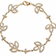 HARRY WINSTON「Lily Cluster」系列/鑽石手鍊,NT 524,000。