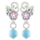 Florilège Turquoise耳環