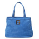 藍色霧面購物袋,FENDI, NT$40,800。