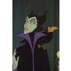 在家喻戶曉的迪士尼動畫《睡美人》裡的Maleficent。頭上有角、眼露邪惡黃光,以及冰冷削瘦的顴骨是她的著名特色。