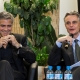 Nespresso NSAB_(左)George Clooney (右)Nespresso執行長 Jean- Marc Duvoisin