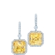Tiffany 12.05克拉黃鑽耳環 NT$65,835,000