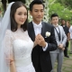 【楊冪 、劉愷威】香港小生劉愷威和內地小花旦楊冪在巴厘島舉行浪漫婚禮。作為2014年娛樂圈第一對結婚的新人,劉愷威和楊冪的婚禮並未採用大操大辦,廣宴賓朋的方式,而是選擇了簡單私密、溫馨甜蜜的家庭式婚禮。