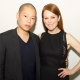 BOSS 2015秋冬紐約時裝週-BOSS女裝藝術總監Jason Wu和金球獎影后Julianne Moore(茱莉安摩爾)