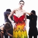 向Alexander McQueen致敬所製的Rainbow Dress