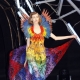 Alexander McQueen的Rainbow Dress