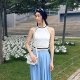 Astor Liu 上窄下寬穿法,詮釋骨感美人特性