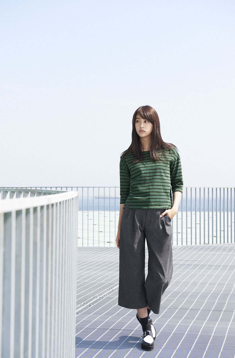 GU寬褲風潮再進擊!模特兒:山本美月