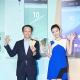 Sony Mobile 正式宣布兩款超級中階手機Xperia C5 Ultra與Xperia M5上市訊息,左為Sony Mobile總經理林志遠先生,右為代言人郭雪芙。