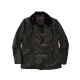 Polo Ralph Lauren Men 黑色燈芯絨領皮革外套 NTD82,080
