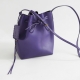Polo Ralph Lauren Women 紫色皮革水桶包 NTD9,980