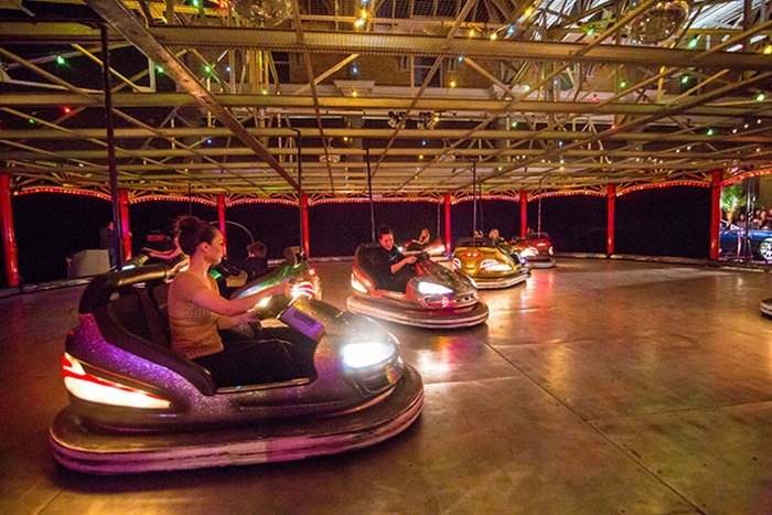 Bumper cars fund fair