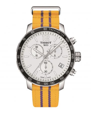TISSOT Quickster 時捷系列NBA 特別版腕錶 – 洛杉磯湖人隊代表色 NT$12,700
