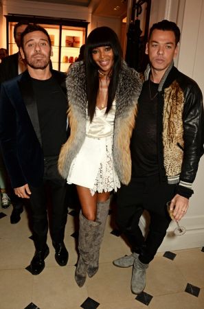 Naomi Campbell, Mert Alas and Marcus Piggott