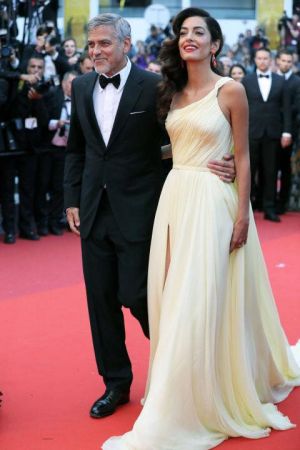 George Clooney和太太Amal Clooney