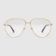 GUCCI 廣告形象款、小S配戴款復古金屬框眼鏡$12,980