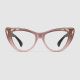 GUCCI 石英粉貓眼造型眼鏡$14,130
