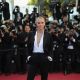 影后 莎莉賽隆(Charlize Theron)穿著Dior黑色絲質特別訂製褲裝出席電影《The Last Face最後的模樣》首映會