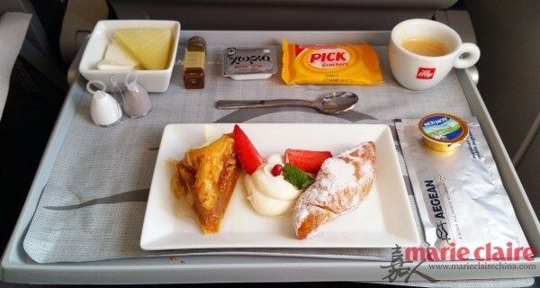希臘愛琴海航空飛機餐