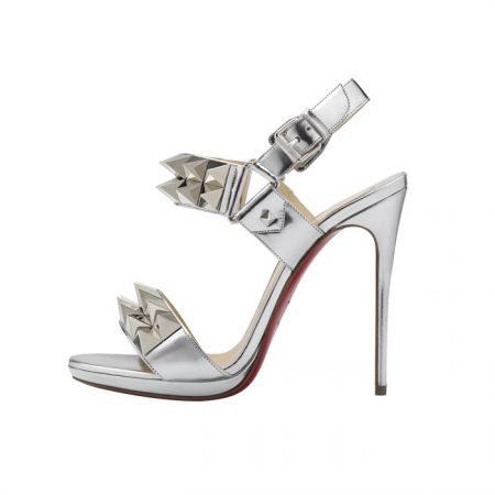 Christian Louboutin Miziggoo 120 Specchio Silver