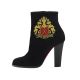 Christian Louboutin Collegissima 100 Veau Velours GG Black