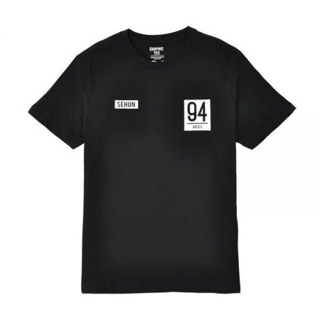 SPAO X EXO 聯名系列 Sehun世勳款 (黑 正面)