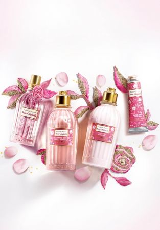 L'OCCITANE 玫瑰花繡限量系列