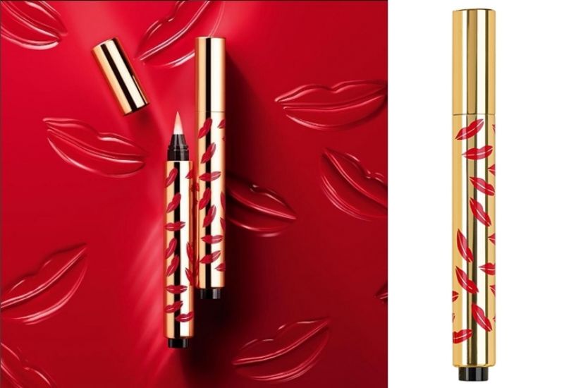 2015聖誕-Kiss限定版與2015YSL限定聖誕彩妝Kiss & Love系列一同推出的Kiss限定版,印滿了熱情紅唇圖騰,看起來格外奔放熱情,不過台灣當時好像沒有跟著推出,有點可惜。