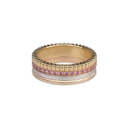 四色金粉紅「剛玉」戒指,Boucheron