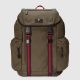 TECHPACK軍綠色經典織帶細節後背包$41,100