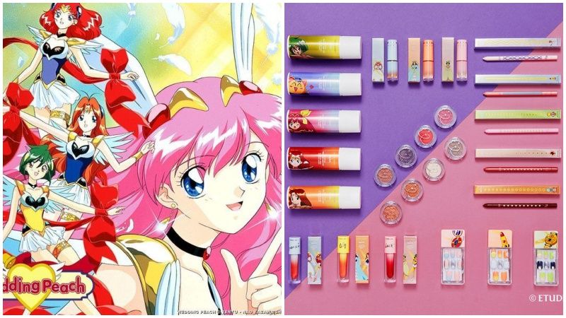 韓系彩妝品牌ETUDE HOUSE與日本人氣動漫《愛天使傳說》攜手推出聯名系列彩妝,激發了女孩們的兒時記憶,小時候總幻想自己是女主角桃子,穿著美麗的婚紗和水手服與帥氣的男主角洋介談著戀愛,現在你也能再度重溫童年的美夢!