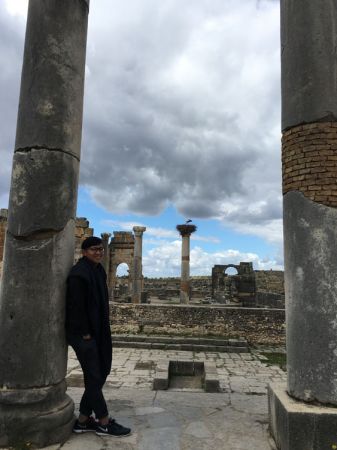 在VOLUBILIS羅馬聖城