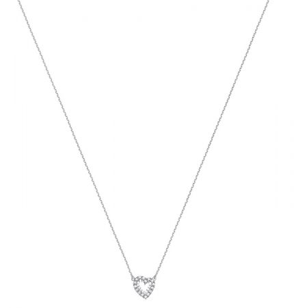 TASAKI danger heart diamond 鑽石白K金項鍊_NT$64,200