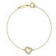 TASAKI danger heart diamond 鑽石黃K金手鍊_NT$54,100