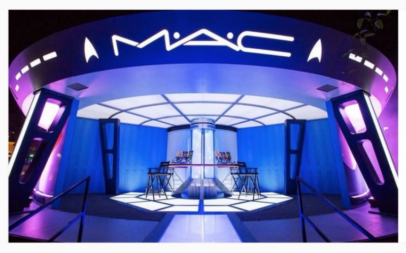 M.A.C更將遨遊宇宙的「企業號」搬進展場