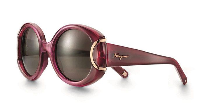 FerragamoSignature系列紅色太陽眼鏡 $23,500
