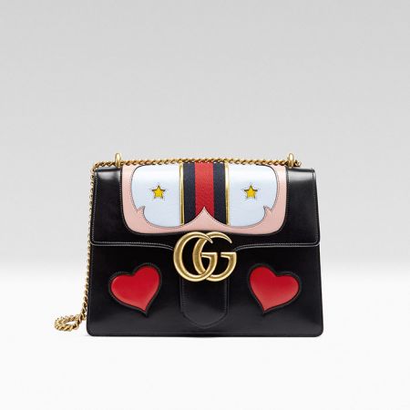 GUCCIGG Marmont愛心裝飾鍊帶包NT$-135,300