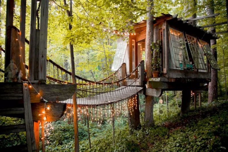 2.Secluded Intown Treehouse,最少預訂2晚,NT11,552/晚