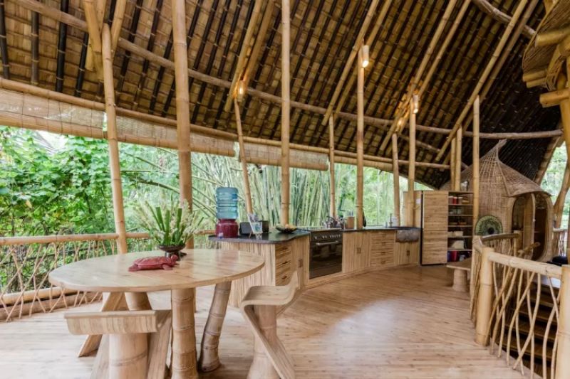 4.Stunning All Bamboo House by River,最少預訂2晚,NT10,726/晚
