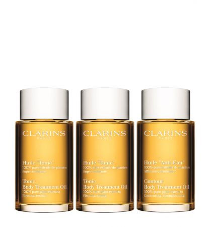 周年慶將推出Clarins身體油雙瓶組(調和) ,包括:身體調和護理油100ml2瓶+經典纖體護理,NT4,500,原價4500,打67折,相當划算。