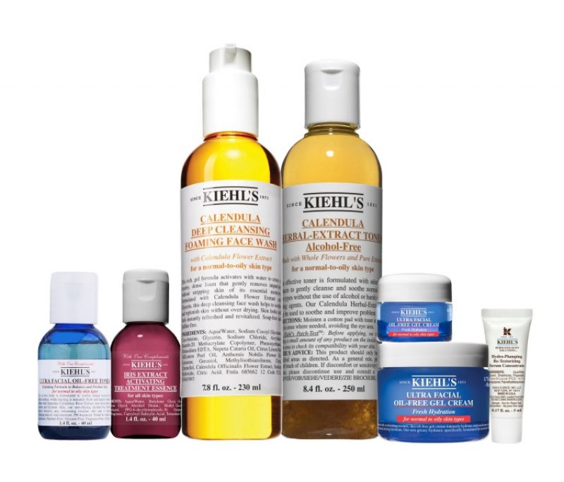 Kiehl's金盞花推薦組【金盞花植物精華化妝水250ml+金盞花潔面泡泡凝露230ml+冰河醣蛋白-無油清爽凝凍50ml+冰河醣蛋白無油清爽凝凍7ml+紫鳶青春肌活露40ml+冰河保濕無油清爽化妝水40ml+超彈潤青春水精華 5ml】特價3375元