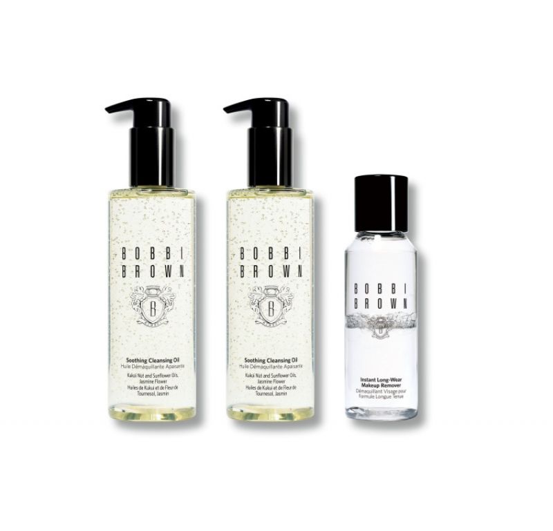 BOBBI BROWN淨透發燒組【 茉莉沁透淨妝油200ml 2瓶(正貨)+瞬間雙效卸妝液100ml(正貨)】,NT$3,250,再享百貨9折 NT$2,925